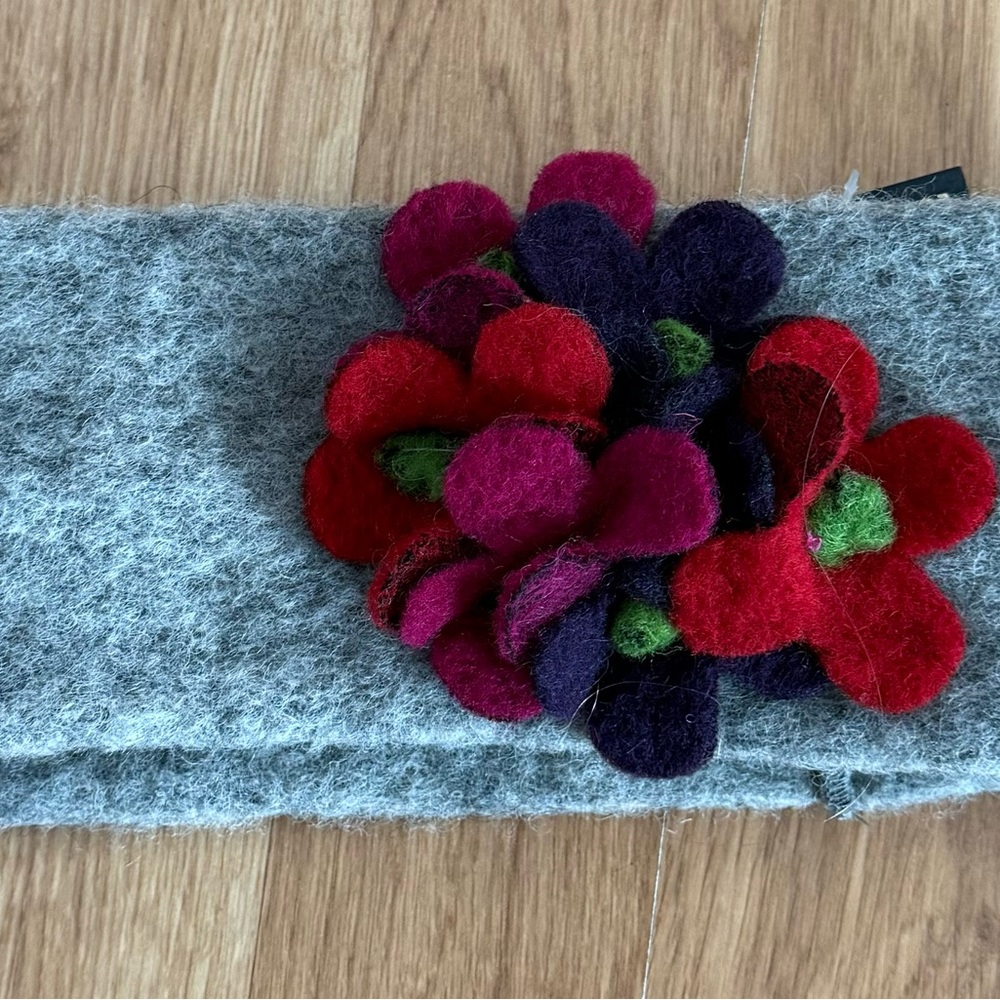 New Women’s Lafenice Handmade Wool-Blend Headband - Gray - One Size